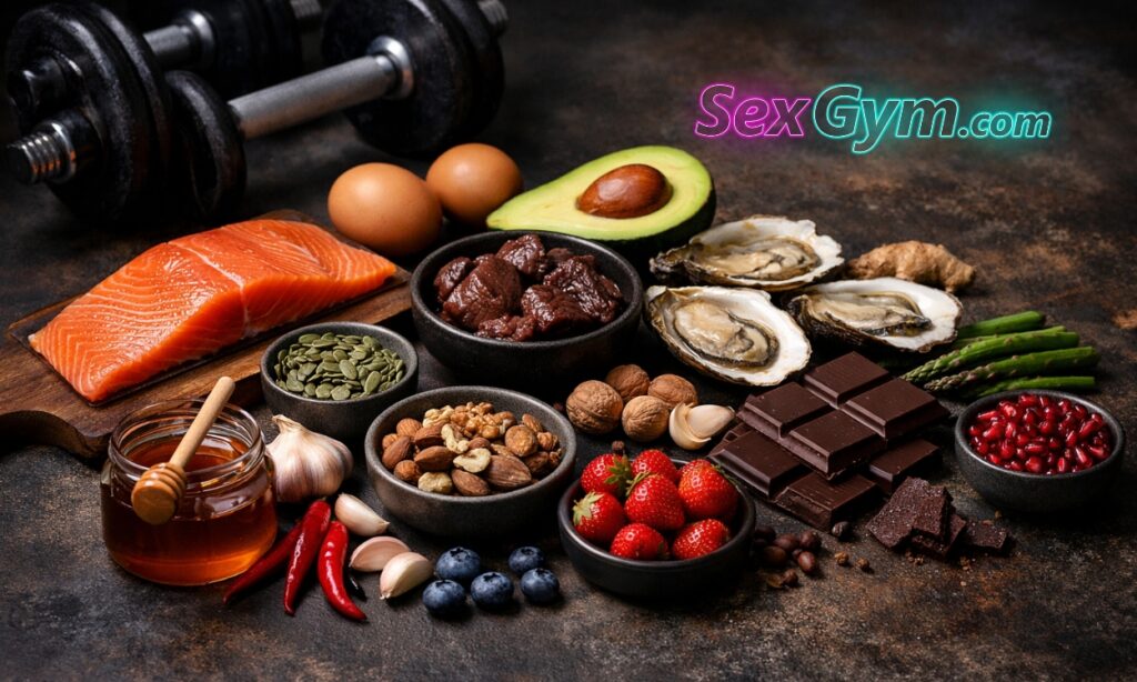 Alimentos que aumentam a testosterona, a ereção e o desejo sexual